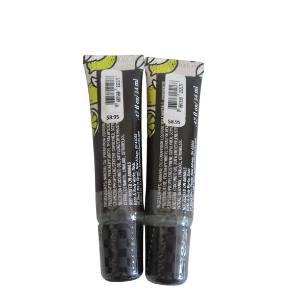 🎉🎉HP🎉🎉 Bath & Body Works Set of 2 Lip Glosses, Iced Banana Pound Cake - NWT - Picture 2 of 2